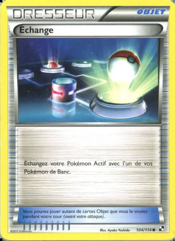 Image of the card Échange