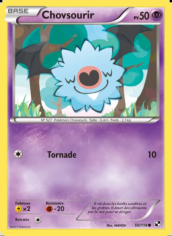 Image of the card Chovsourir
