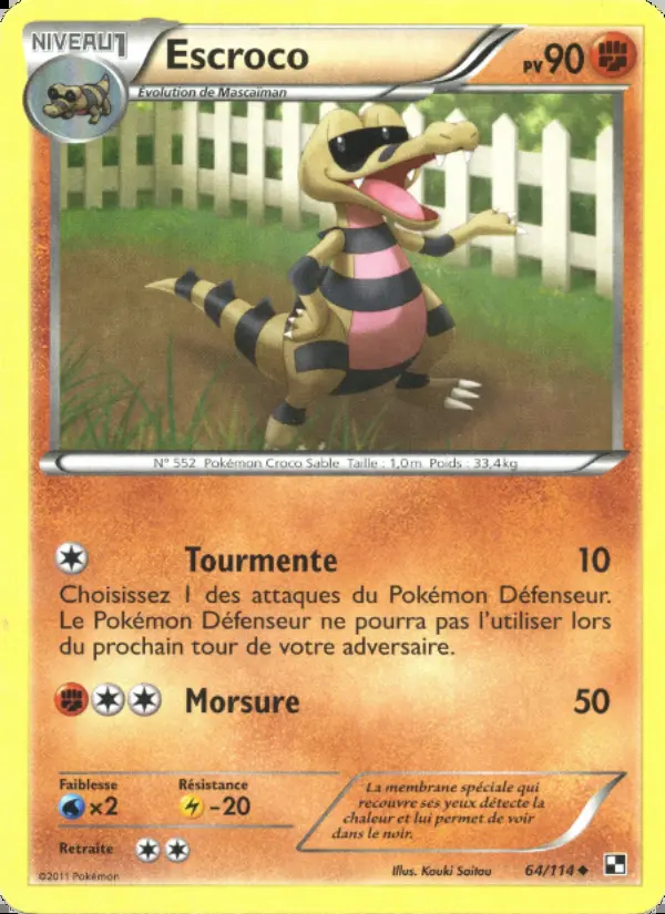 Image of the card Escroco