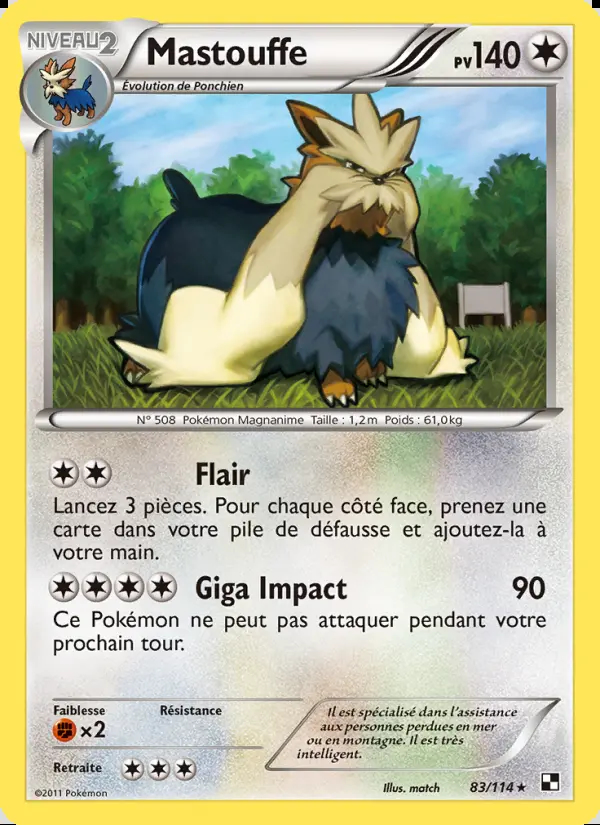 Image of the card Mastouffe