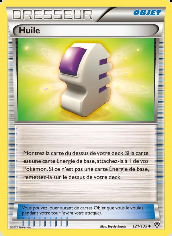Image of the card Huile