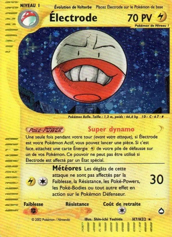 Image of the card Électrode