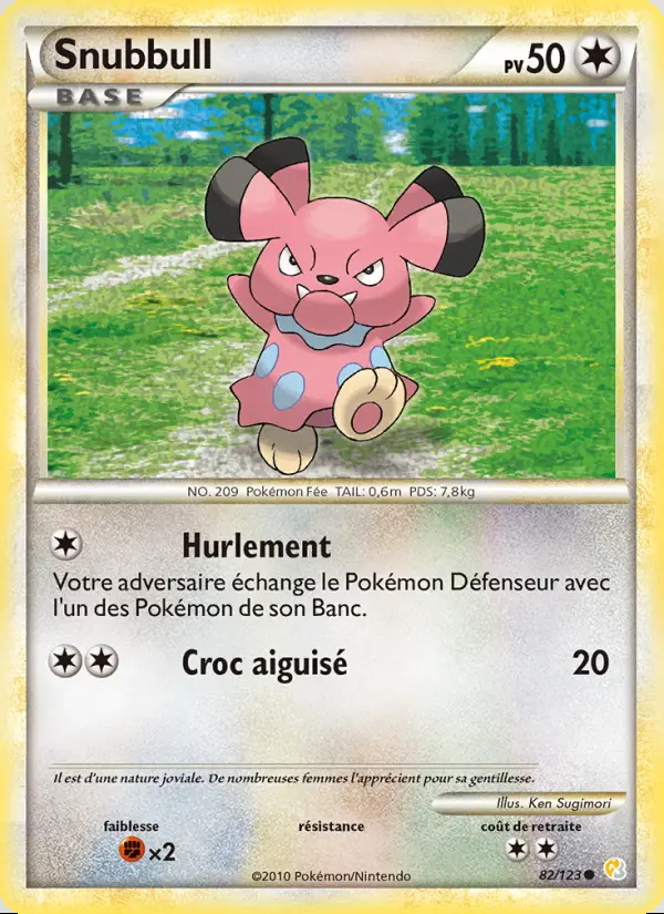 Image of the card Snubbull