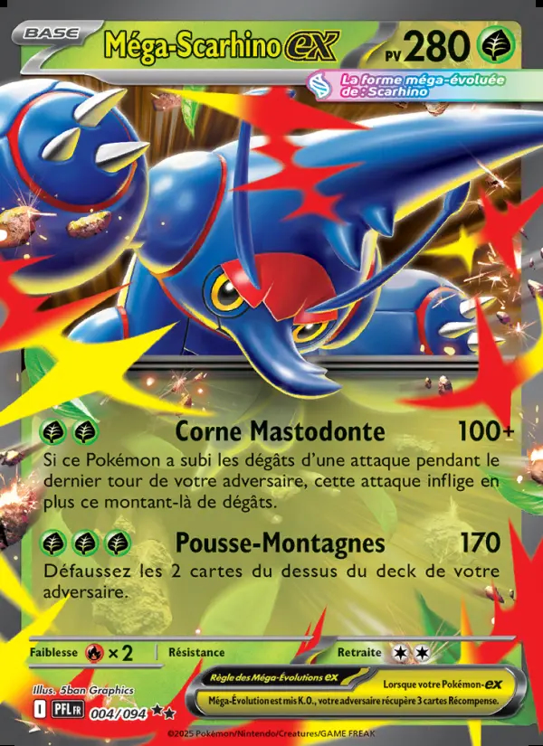 Image of the card Méga-Scarhino-ex