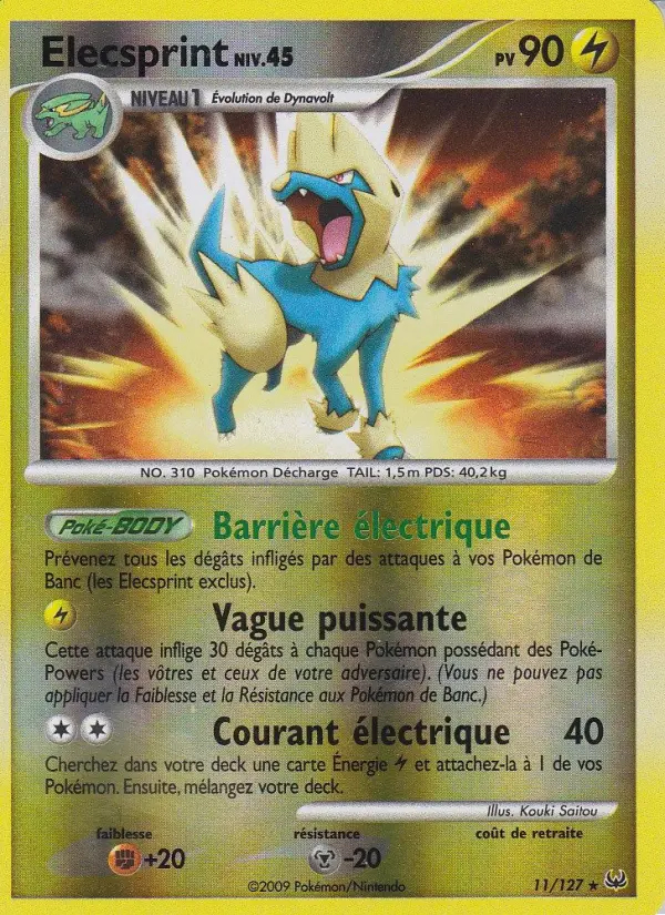 Image of the card Élecsprint