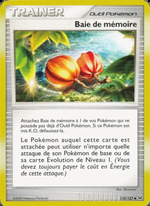 Image of the card Baie de mémoire
