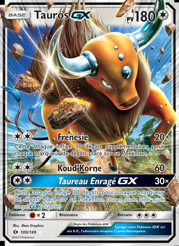 Image of the card Tauros GX