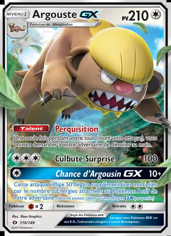 Image of the card Argouste GX