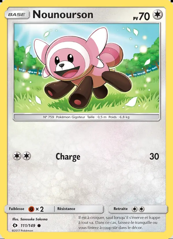 Image of the card Nounourson