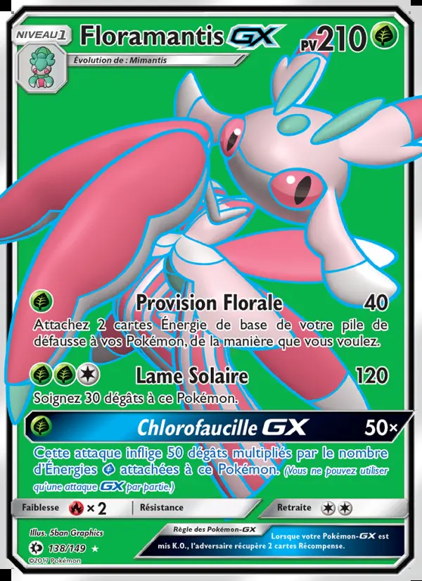Image of the card Floramantis GX