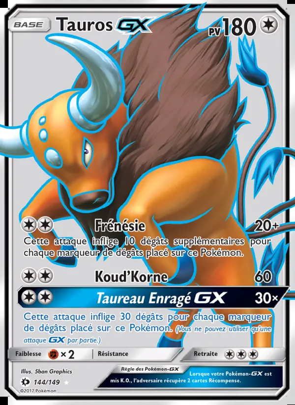Image of the card Tauros GX