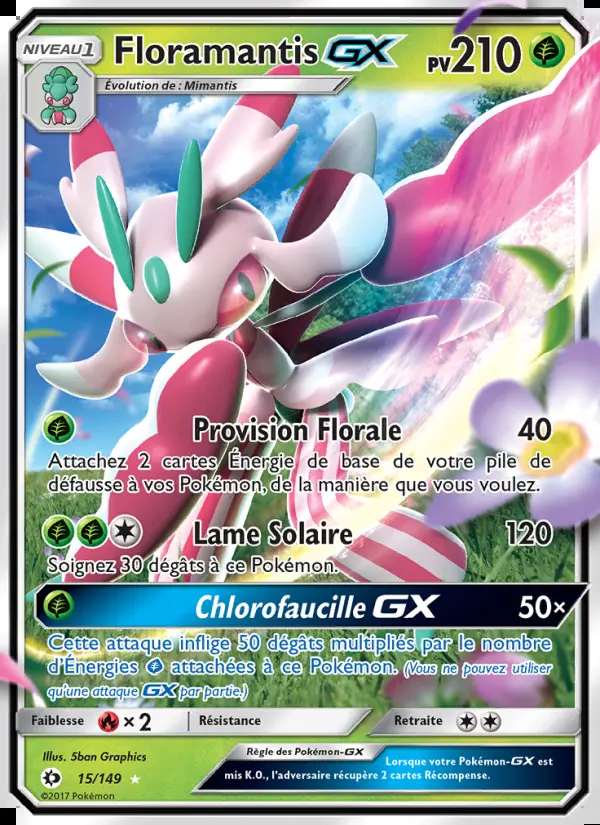 Image of the card Floramantis GX