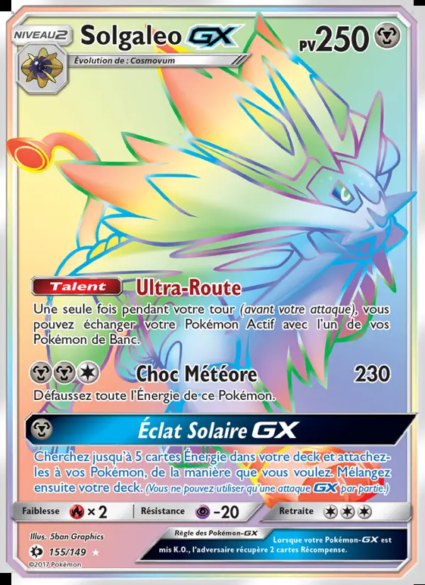 Image of the card Solgaleo GX