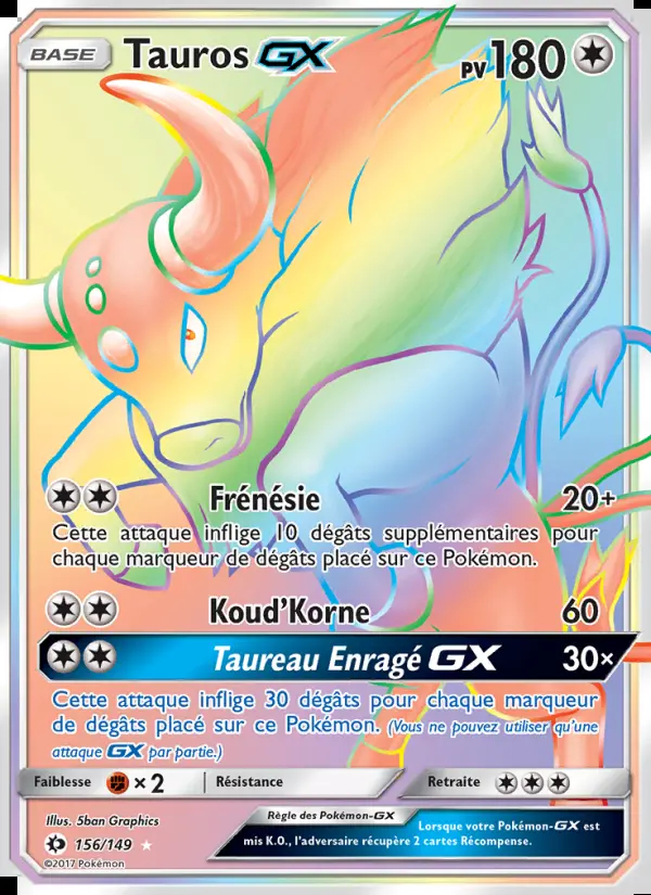 Image of the card Tauros GX
