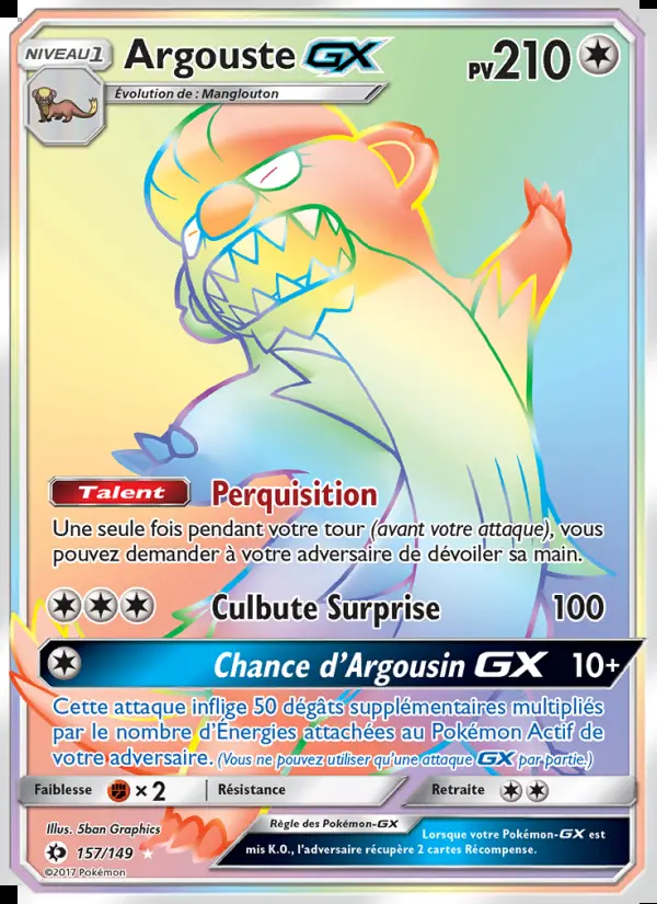 Image of the card Argouste GX
