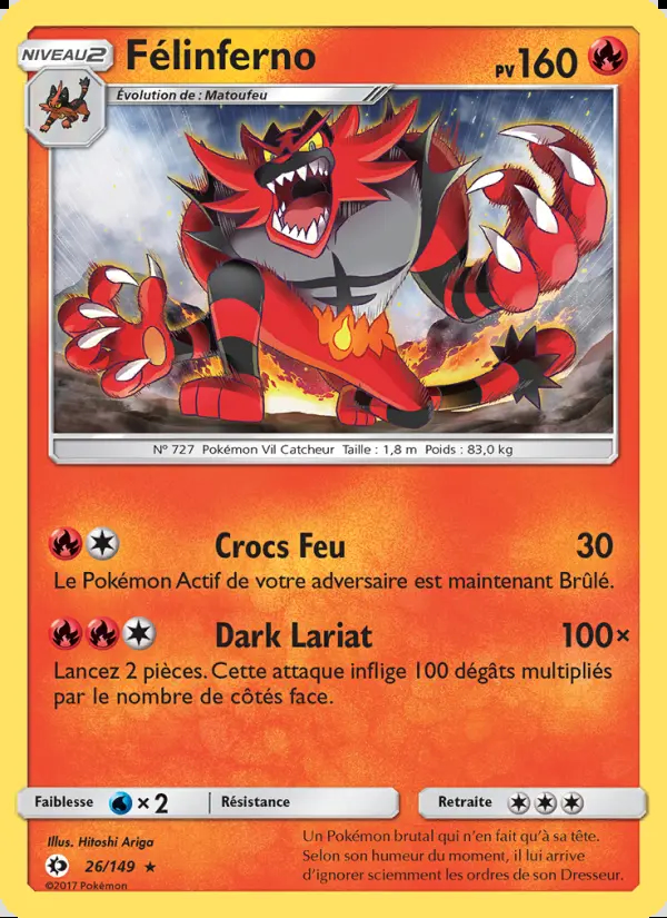 Image of the card Félinferno