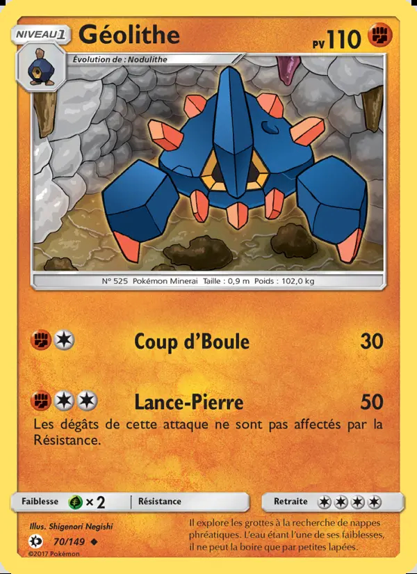 Image of the card Géolithe
