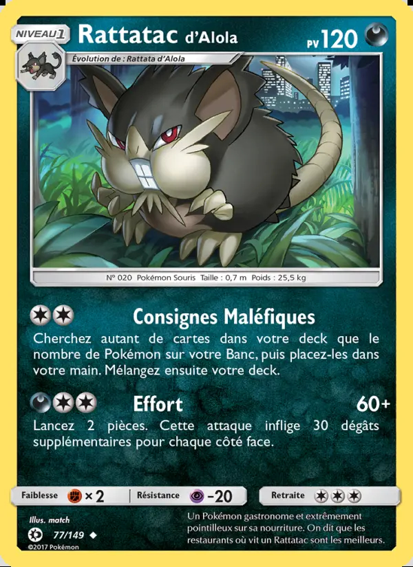 Image of the card Rattatac d’Alola