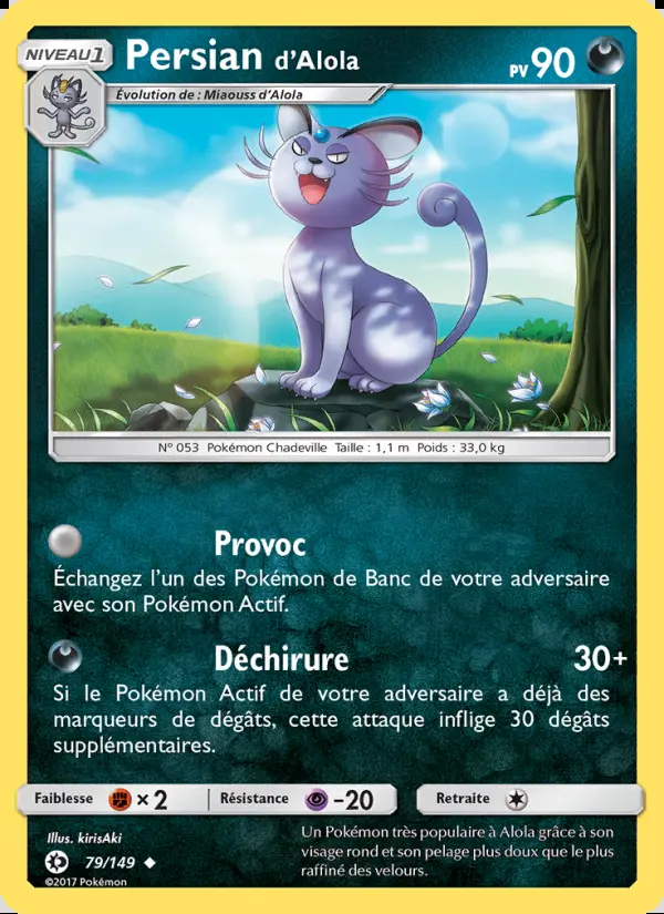 Image of the card Persian d’Alola