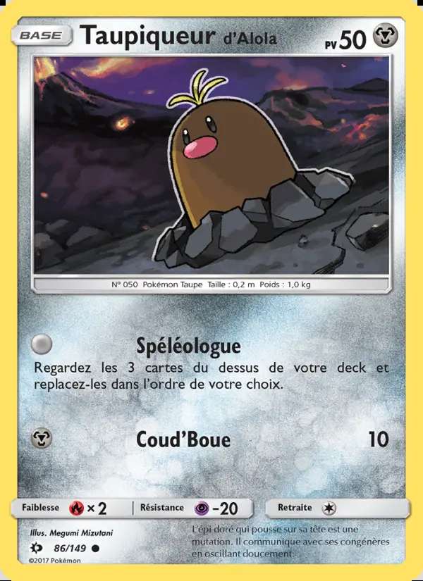 Image of the card Taupiqueur d’Alola