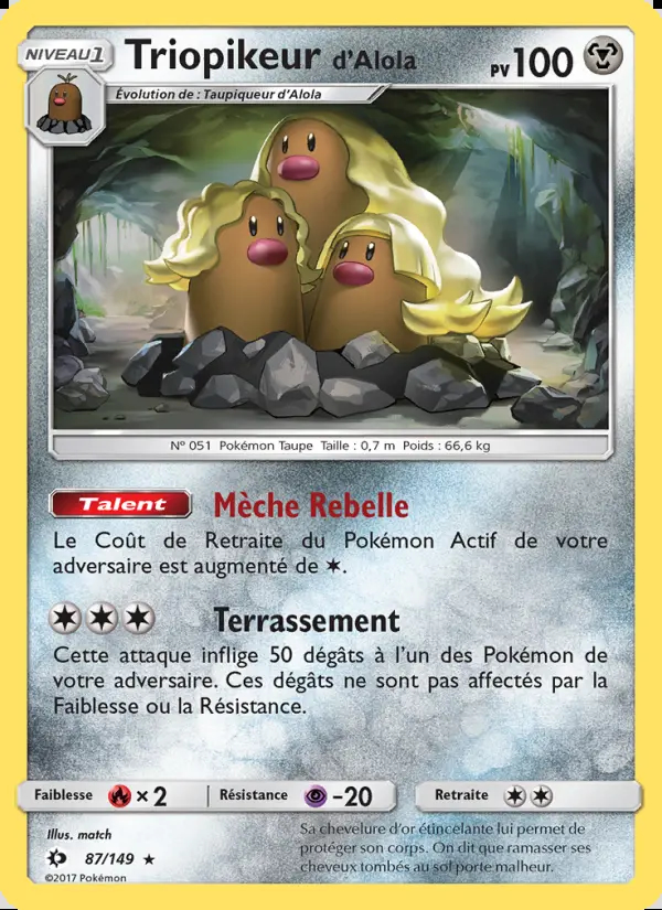 Image of the card Triopikeur d’Alola