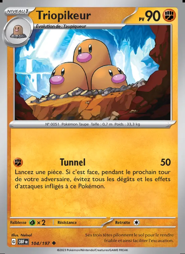 Image of the card Triopikeur