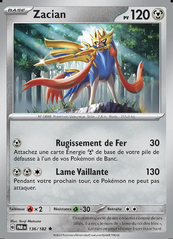 Image of the card Zacian