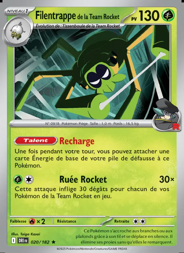 Image of the card Filentrappe de la Team Rocket