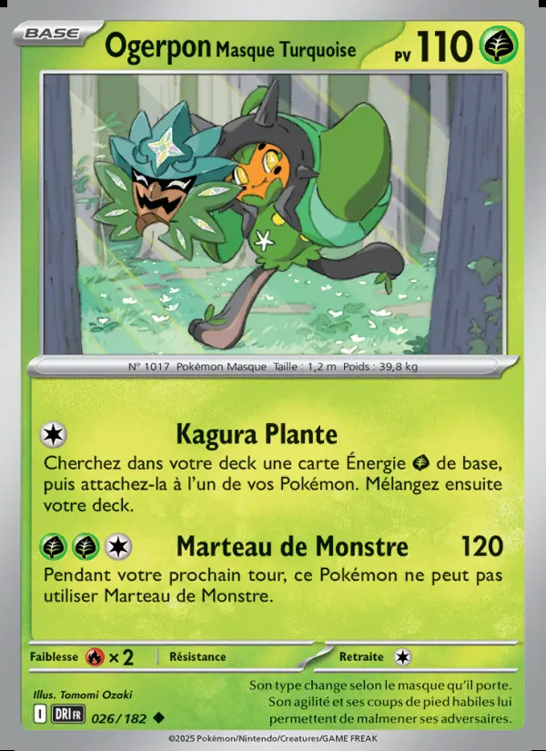Image of the card Ogerpon Masque Turquoise