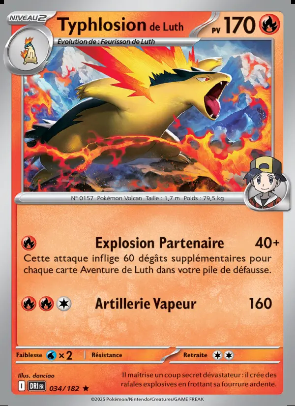 Image of the card Typhlosion de Luth