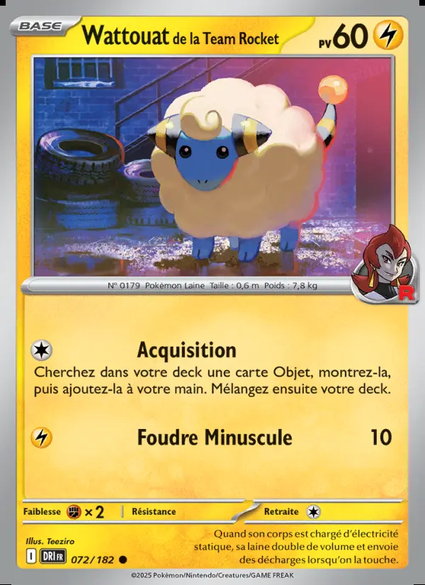 Image of the card Wattouat de la Team Rocket