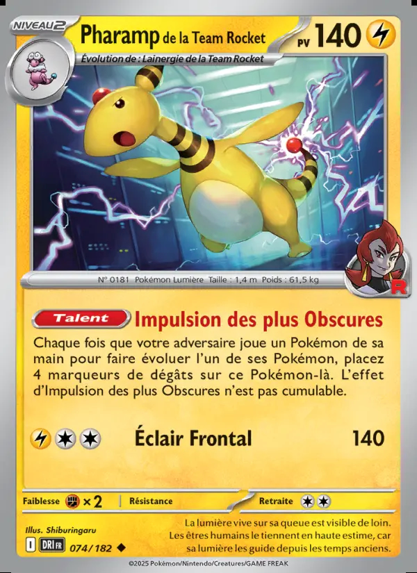 Image of the card Pharamp de la Team Rocket