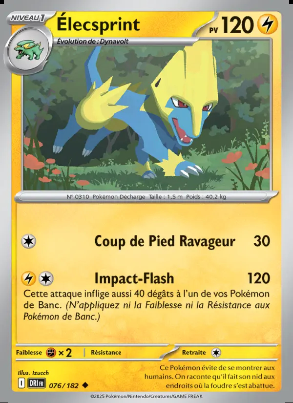 Image of the card Élecsprint