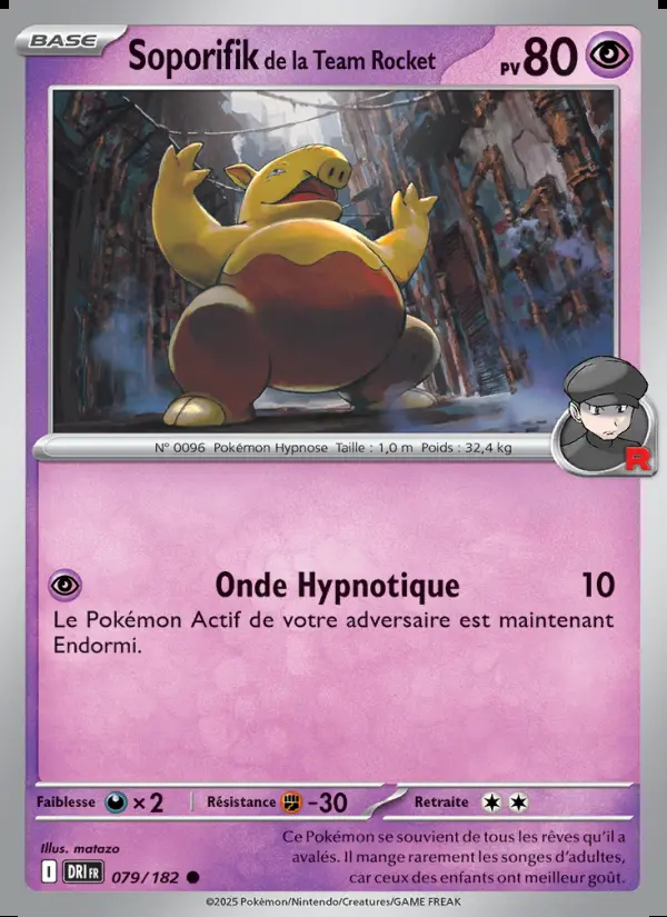 Image of the card Soporifik de la Team Rocket