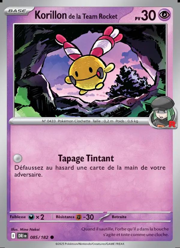 Image of the card Korillon de la Team Rocket