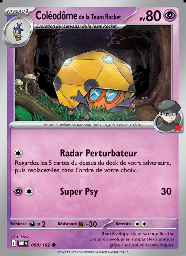 Image of the card Coléodôme de la Team Rocket