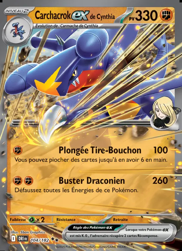 Image of the card Carchacrok-ex de Cynthia