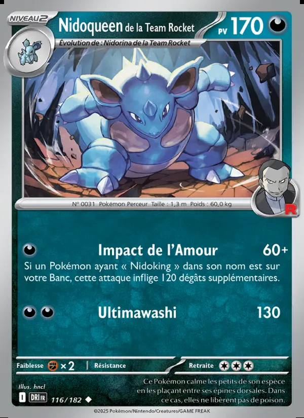 Image of the card Nidoqueen de la Team Rocket