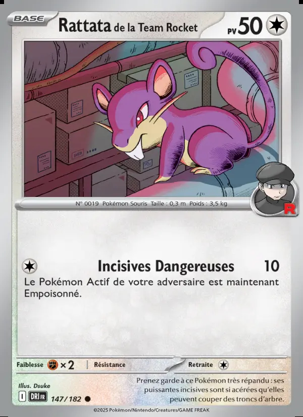 Image of the card Rattata de la Team Rocket