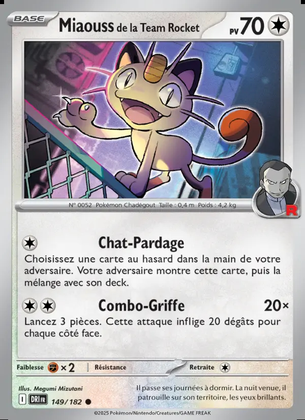 Image of the card Miaouss de la Team Rocket