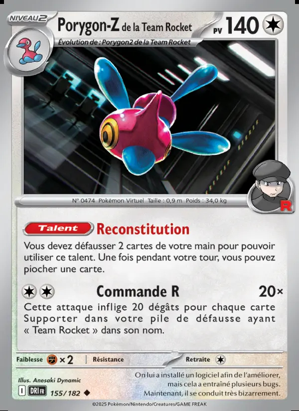 Image of the card Porygon-Z de la Team Rocket