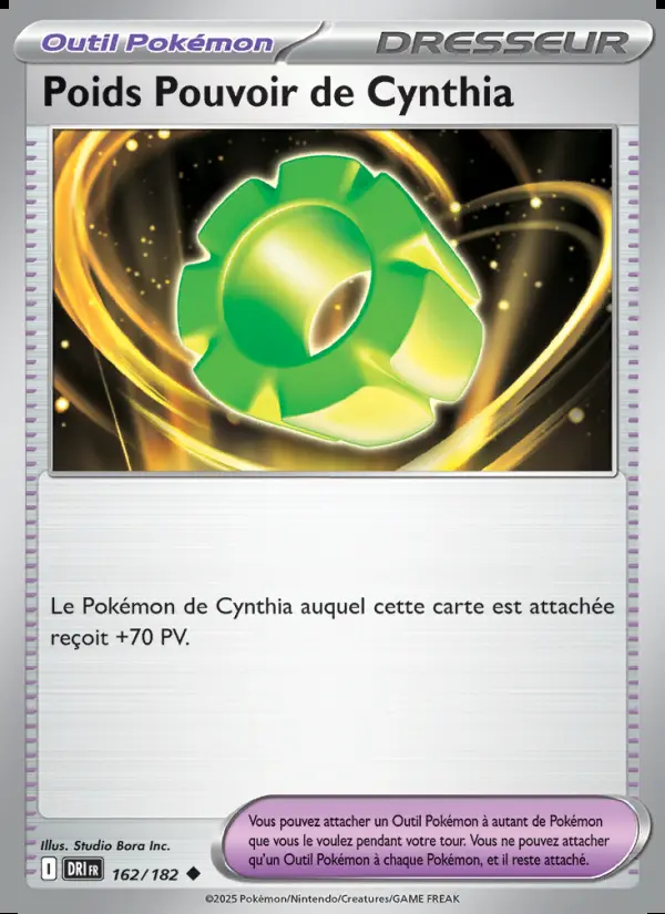 Image of the card Poids Pouvoir de Cynthia