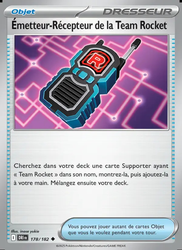 Image of the card Émetteur-Récepteur de la Team Rocket