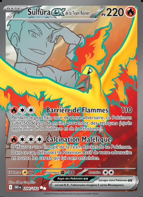 Image of the card Sulfura-ex de la Team Rocket