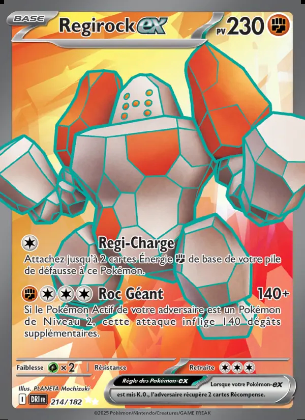 Image of the card Regirock-ex