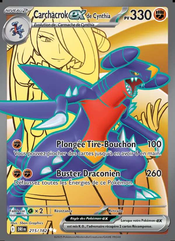 Image of the card Carchacrok-ex de Cynthia