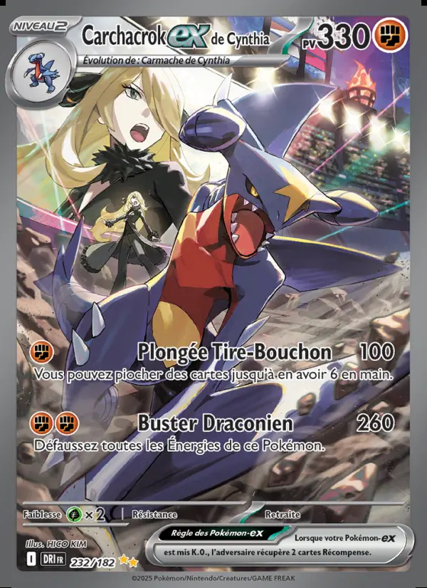 Image of the card Carchacrok-ex de Cynthia
