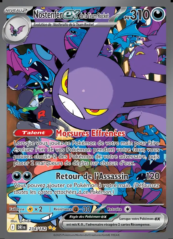 Image of the card Nostenfer-ex de la Team Rocket