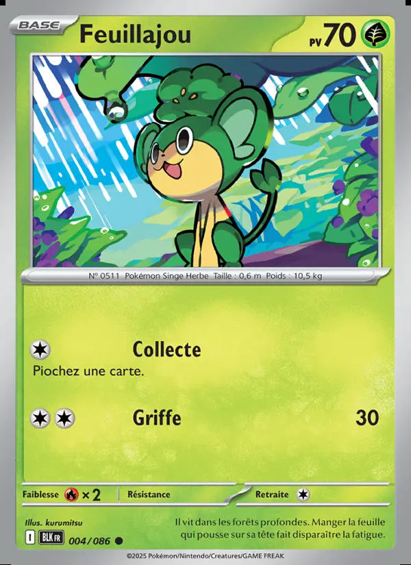 Image of the card Feuillajou
