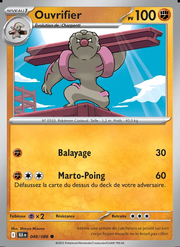 Image of the card Ouvrifier